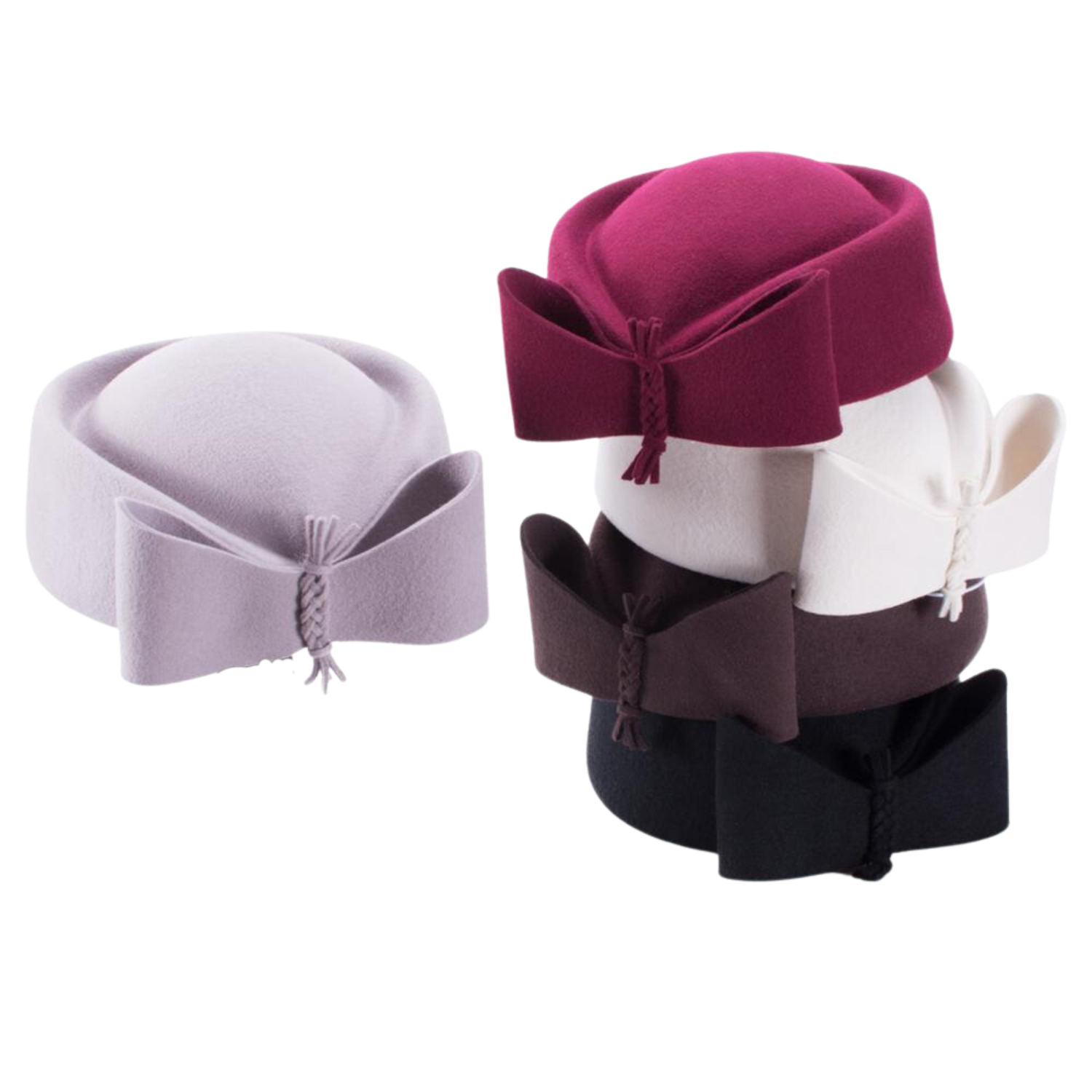 Pillbox Hat with a Bow