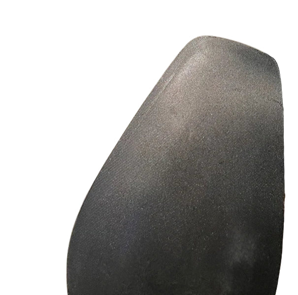 Close-up of a black boot sole