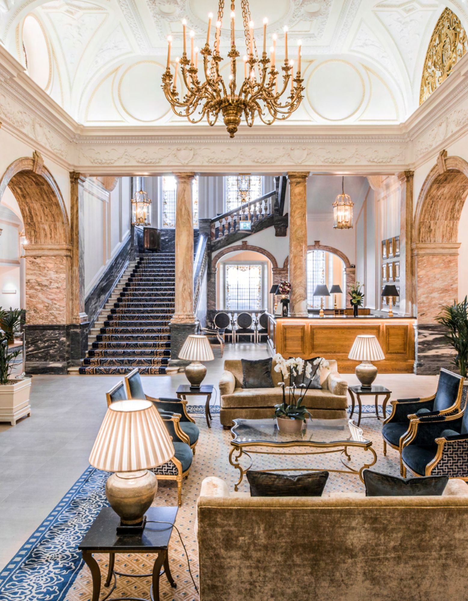 The Landmark Hotel Marble Lobby Marylebone Entrance 
