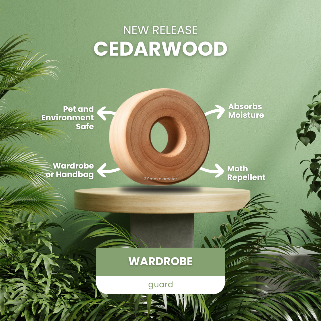 Aromatic Cedarwood Moisture Absorbent Ring