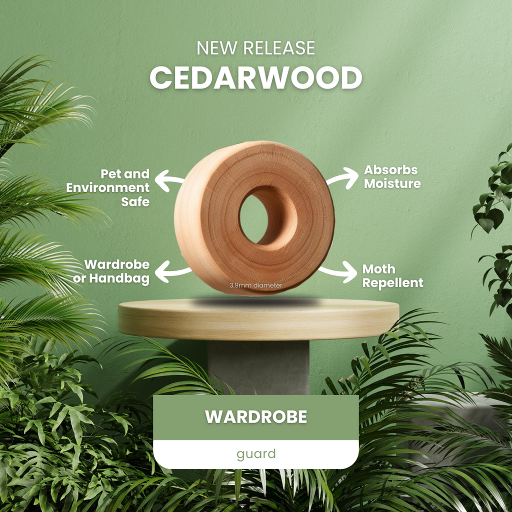 Shoe Moisture Control Cedarwood Moisture Absorbent Rings One Pair