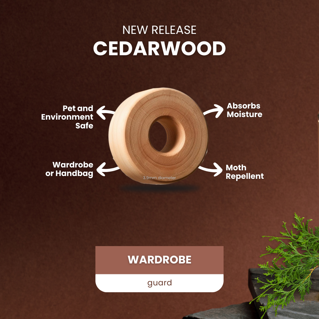 Shoe Moisture Control Cedarwood Moisture Absorbent Rings One Pair