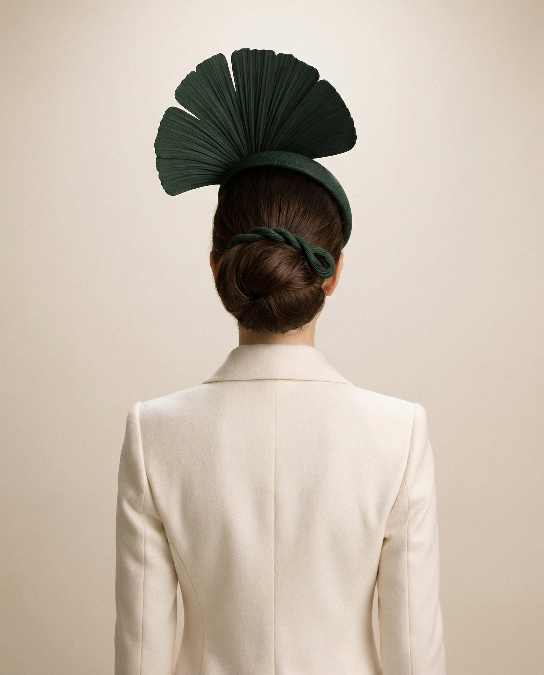 Ginkgo Silk Fascinator