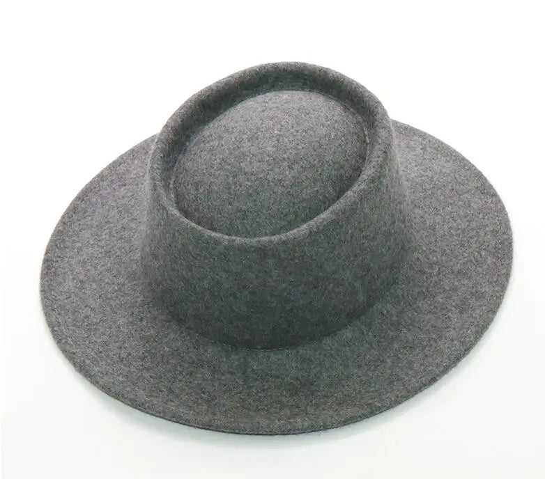Zalinah White Hat gray fedora hat 