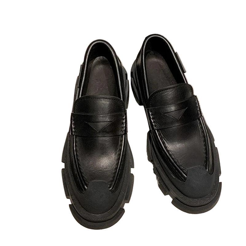 Chunky Leather Loafers