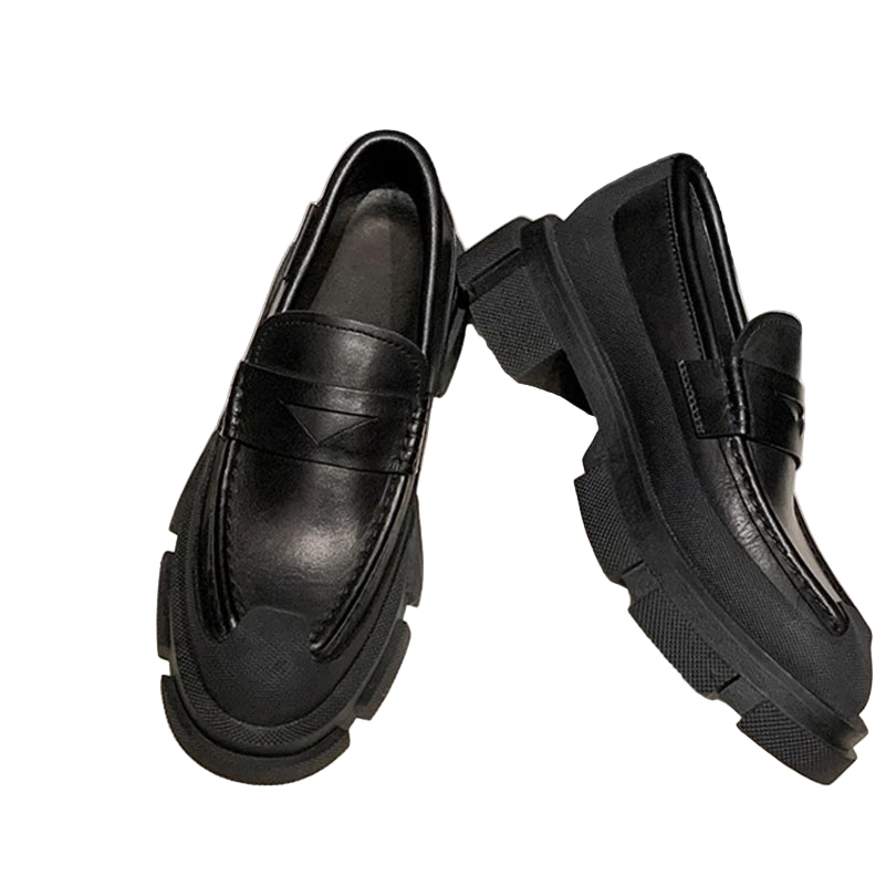 Chunky Leather Loafers