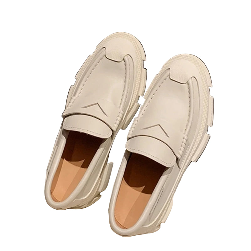 Chunky Leather Loafers