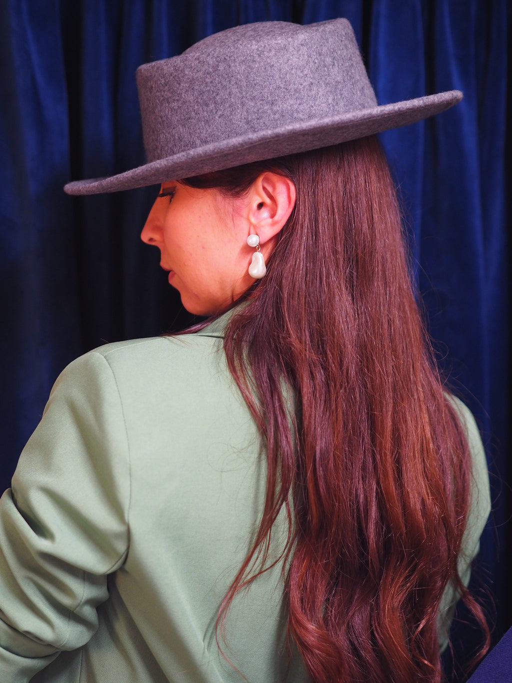 Pure Wool Boater Hat