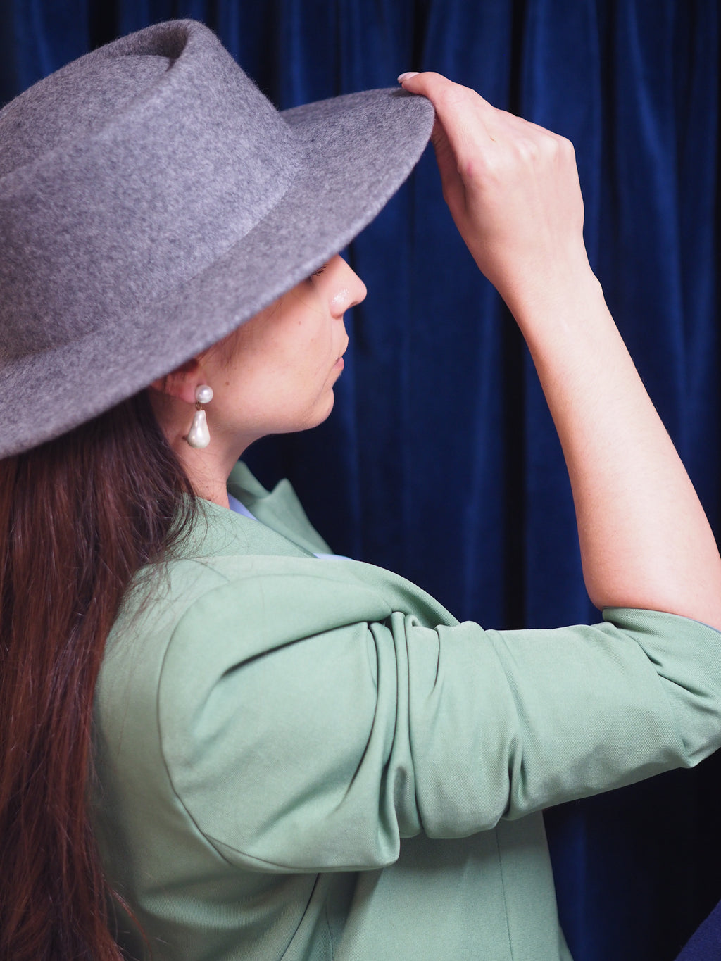 Pure Wool Boater Hat