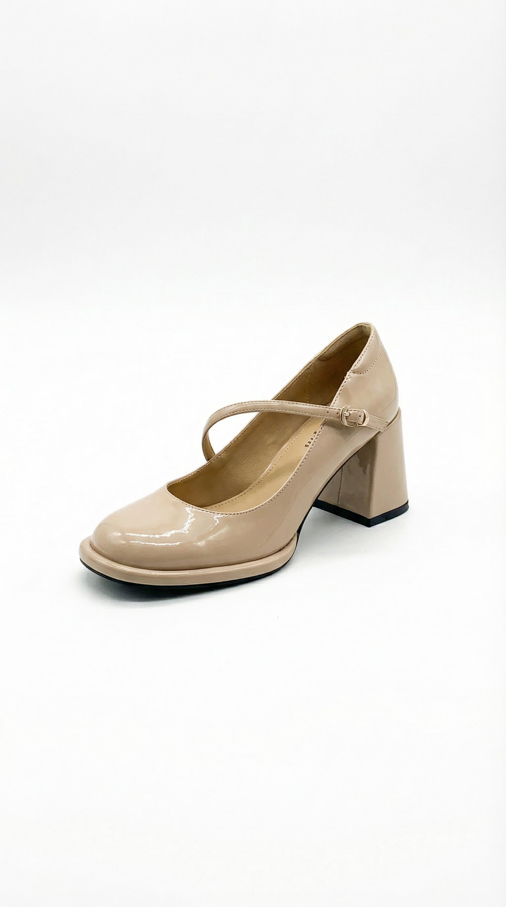 Block Heel Patent Mary Janes