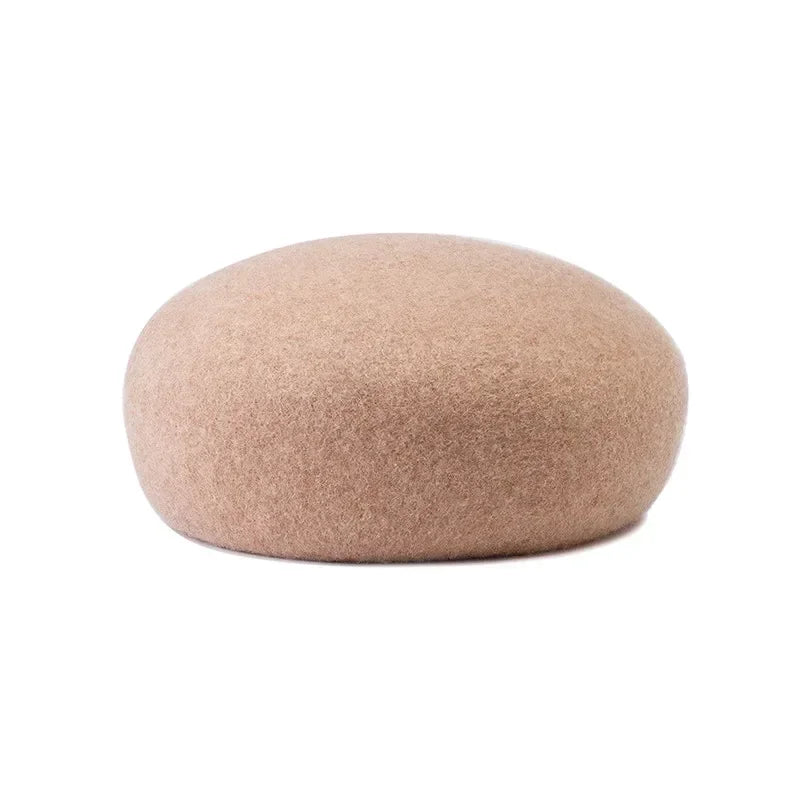 Pillbox Hat 100% Wool Trapeze Shaped