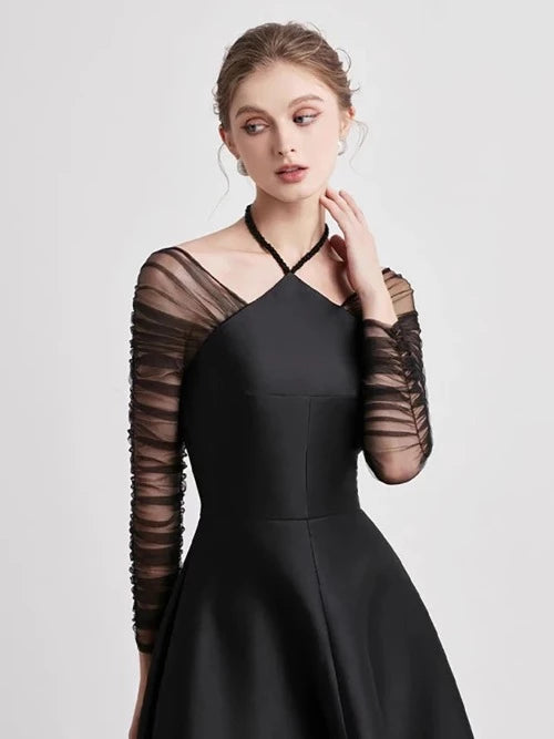Mesh evening dress online