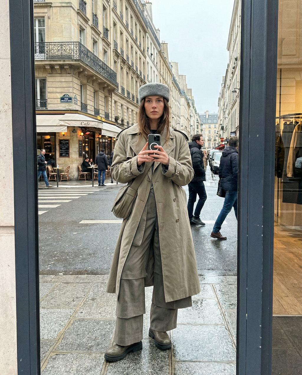 Royal Blue Pillbox Hat 100% Wool Adjustable