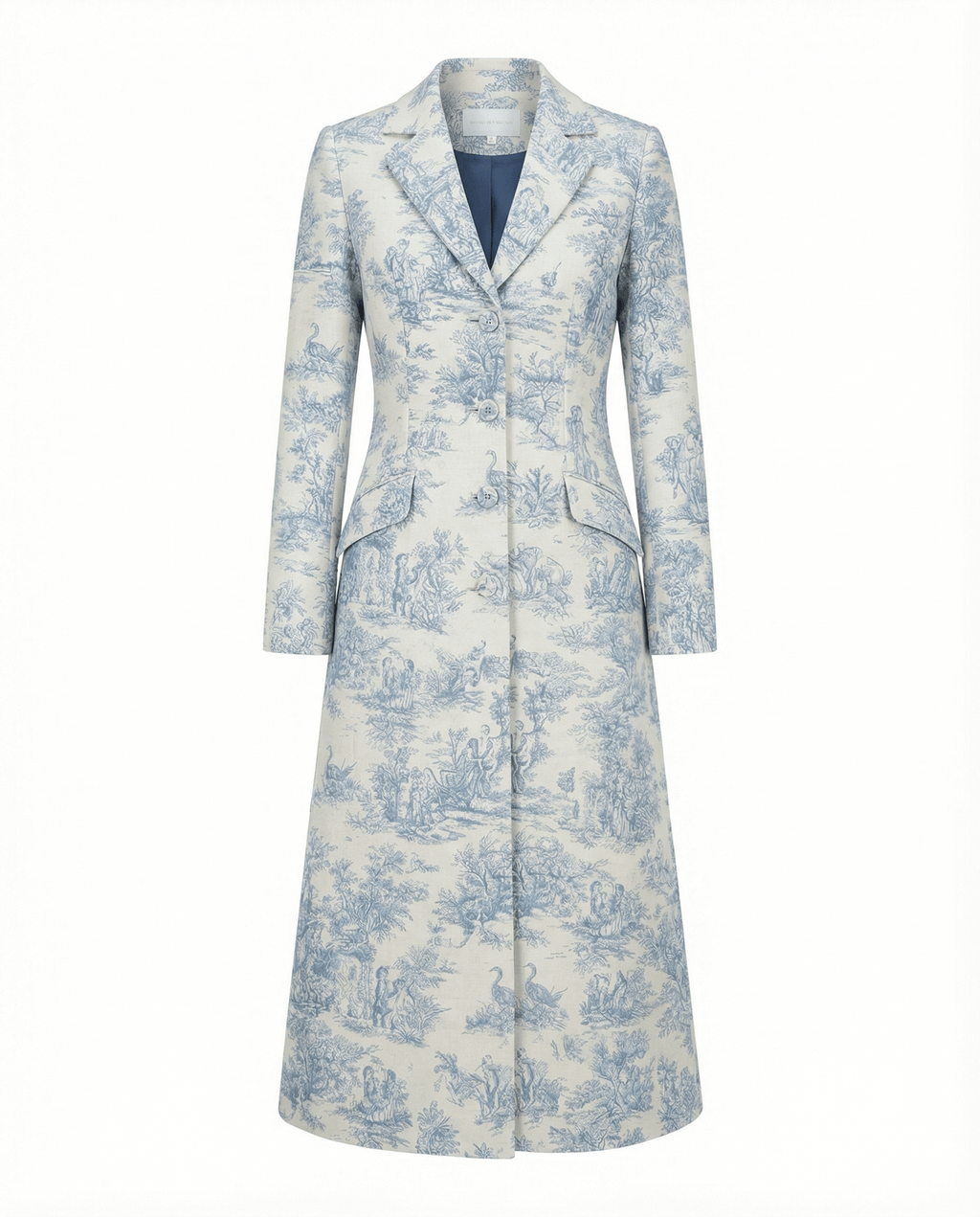 Toile De Jouy Summer Coat Dress