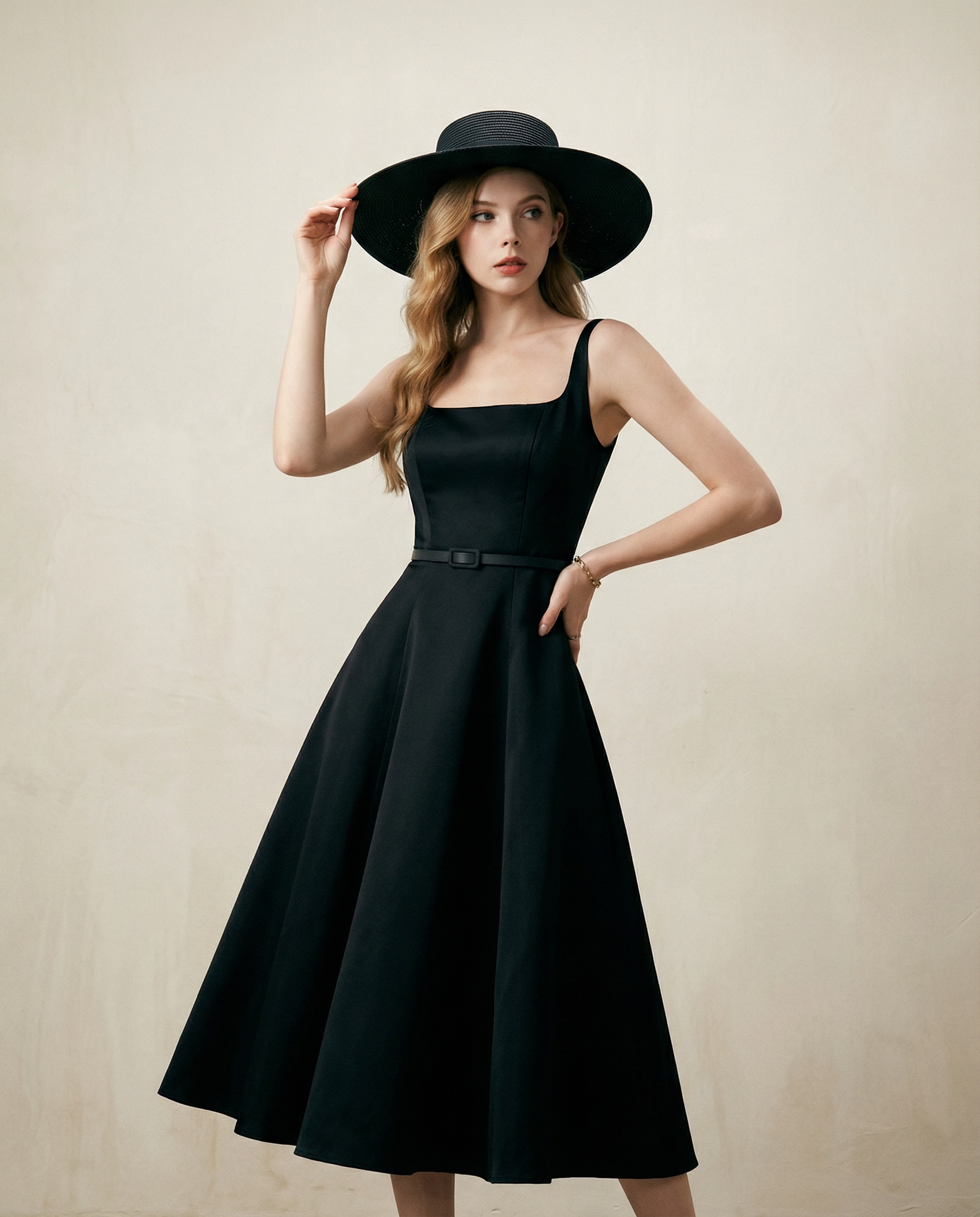 Sleeveless Dress With Bows