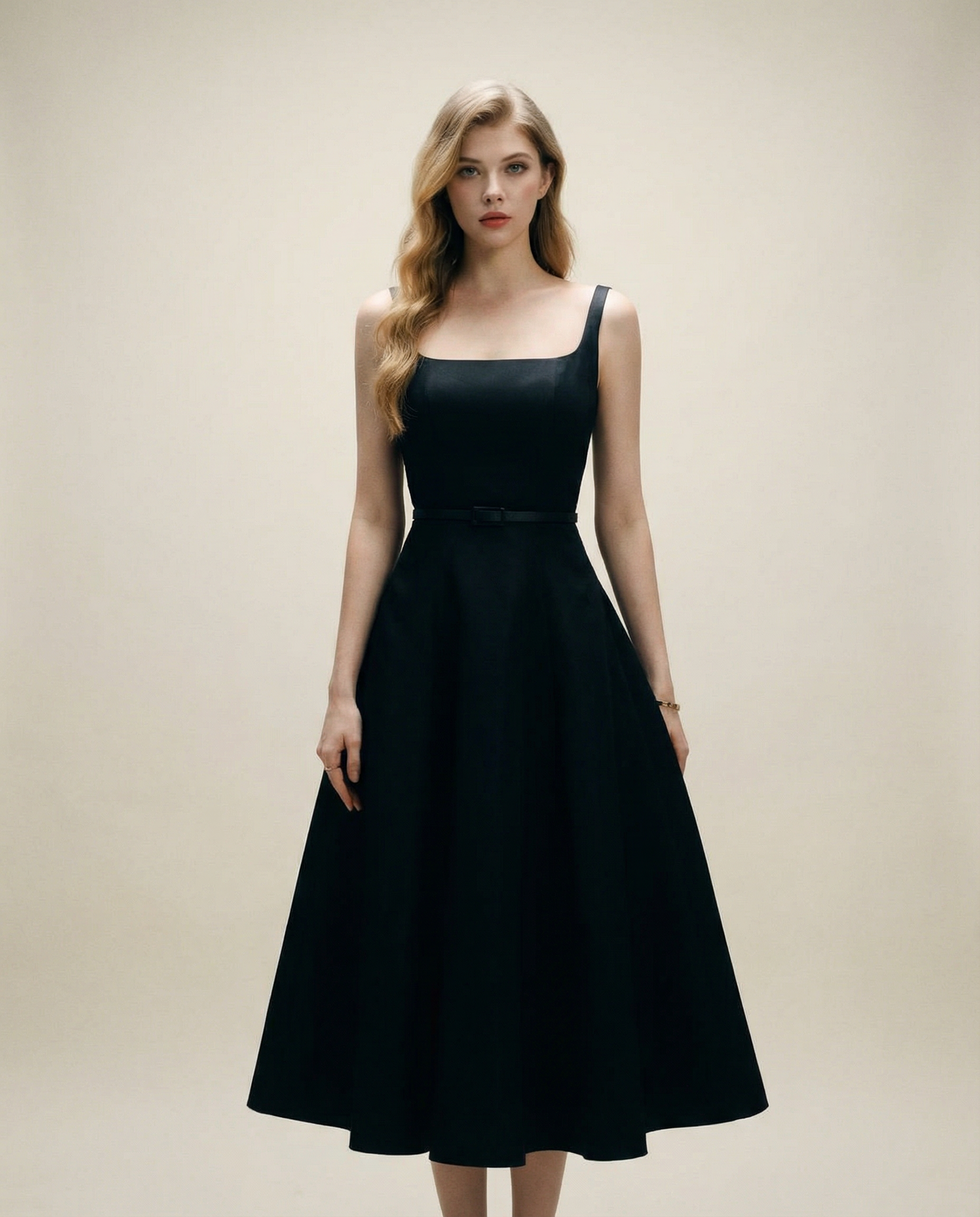 Sleeveless Dress With Bows