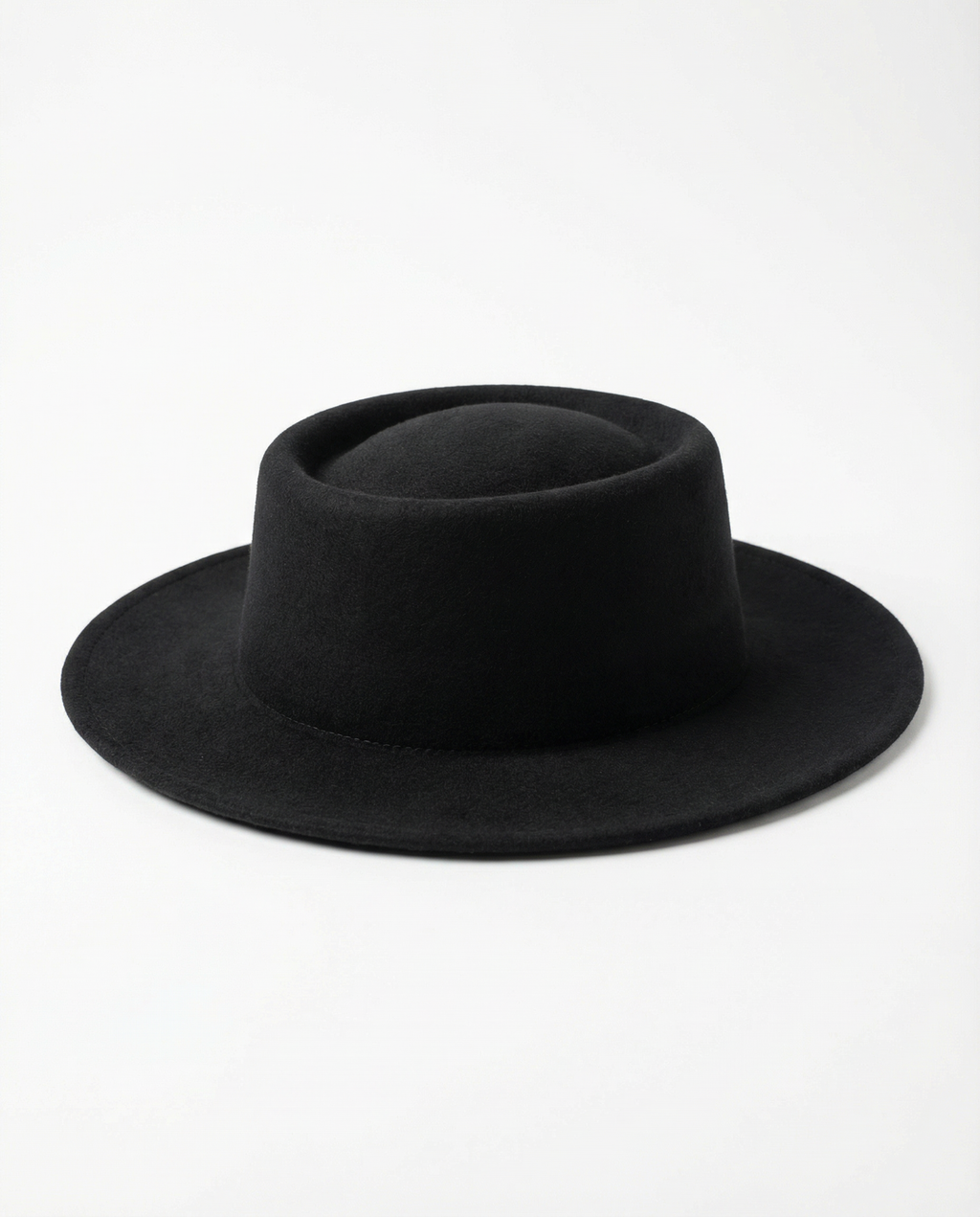 Pure Wool Boater Hat
