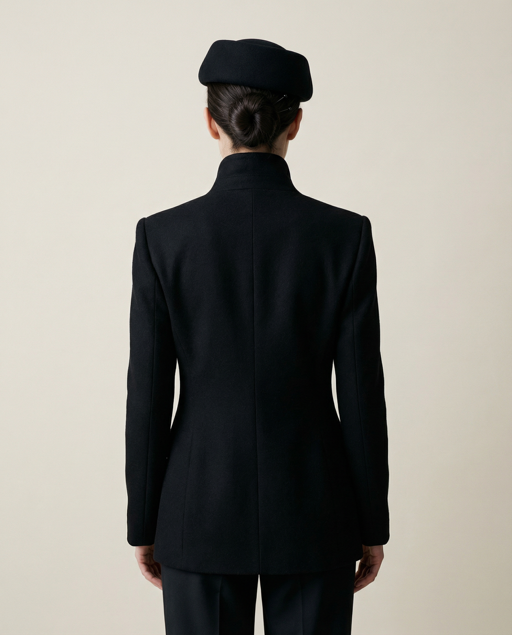 Pillbox Hat With Flocked Face Veil