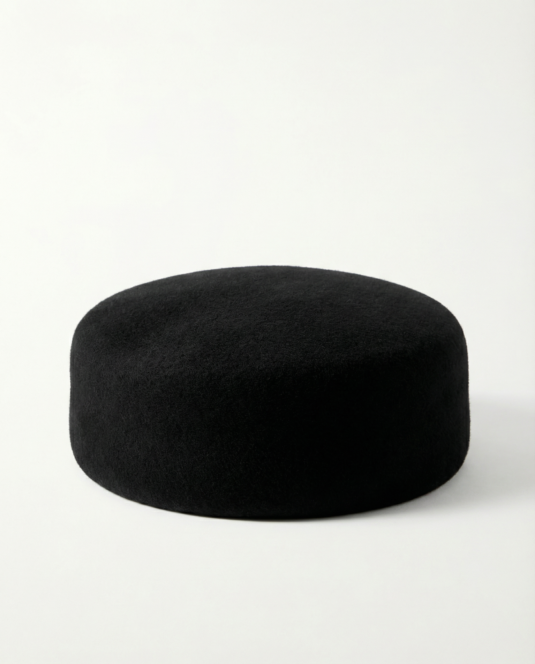 Structured Pillbox Hat 100% Wool Adjustable