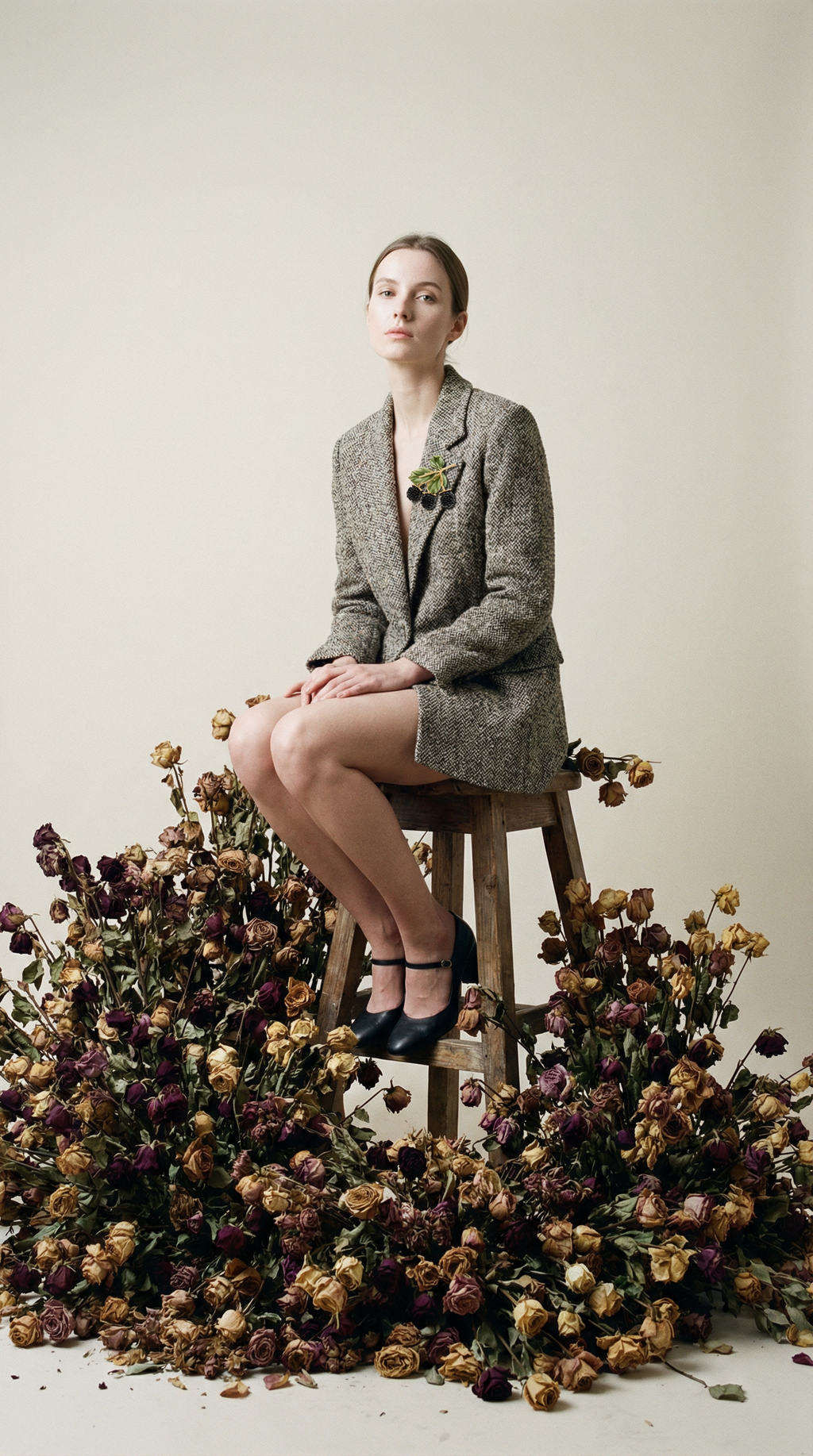 Blackberry Cluster Brooch