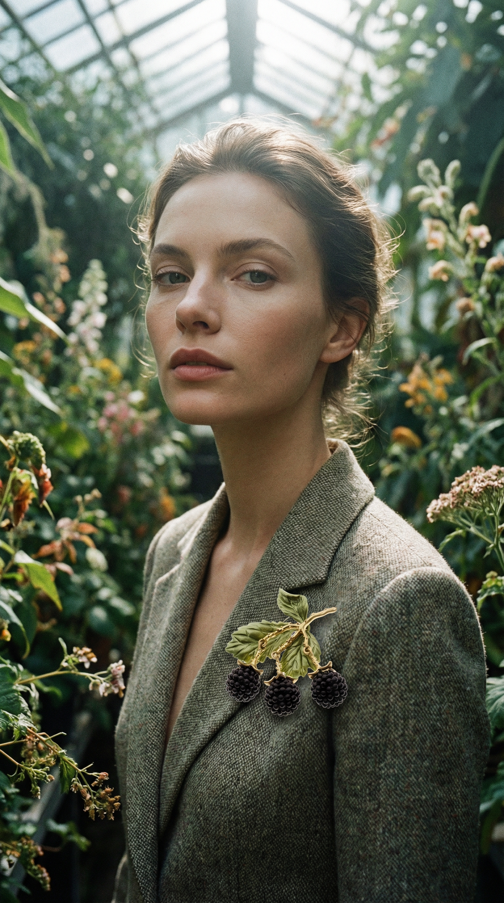 Blackberry Cluster Brooch
