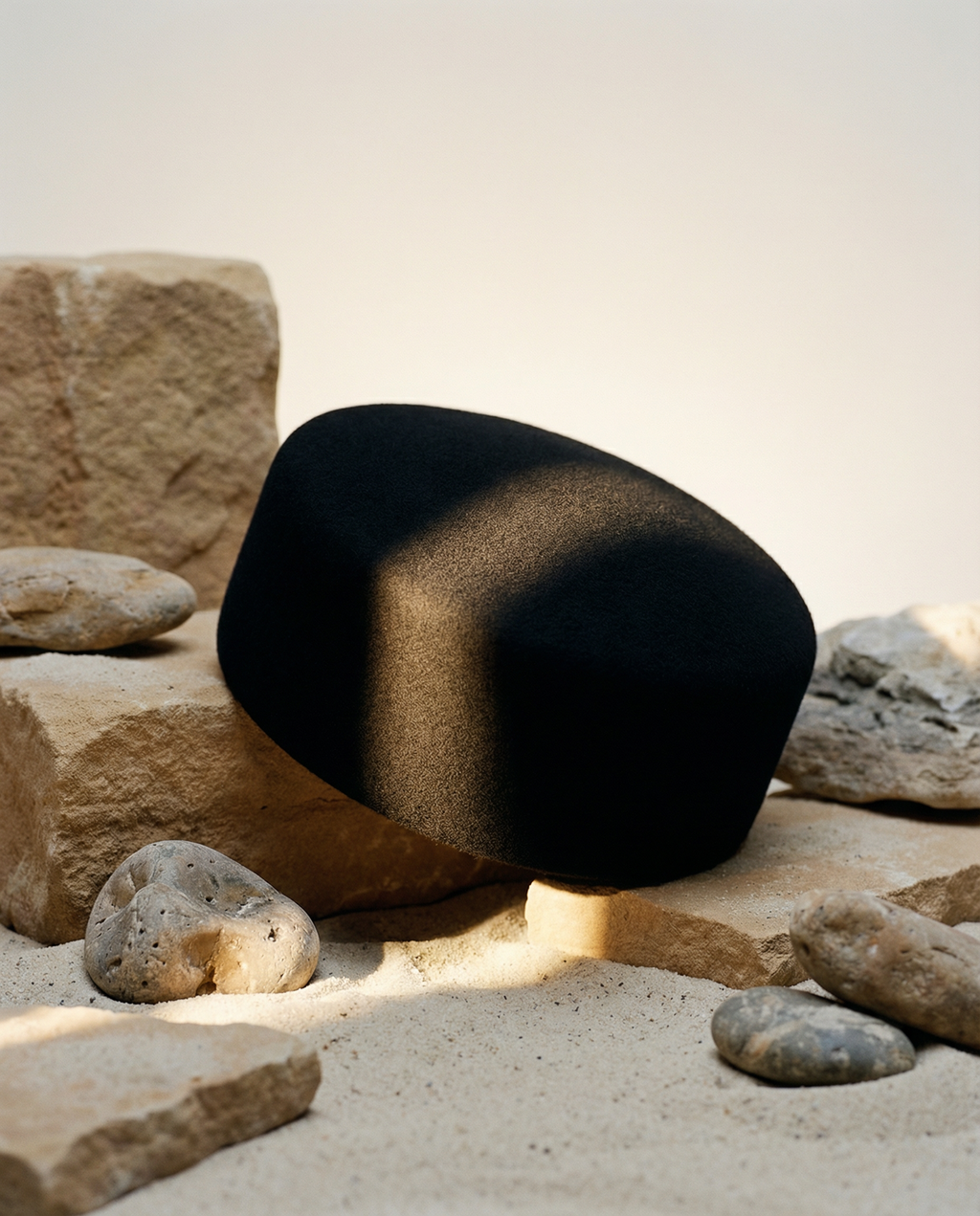 Pillbox Hat 100% Wool