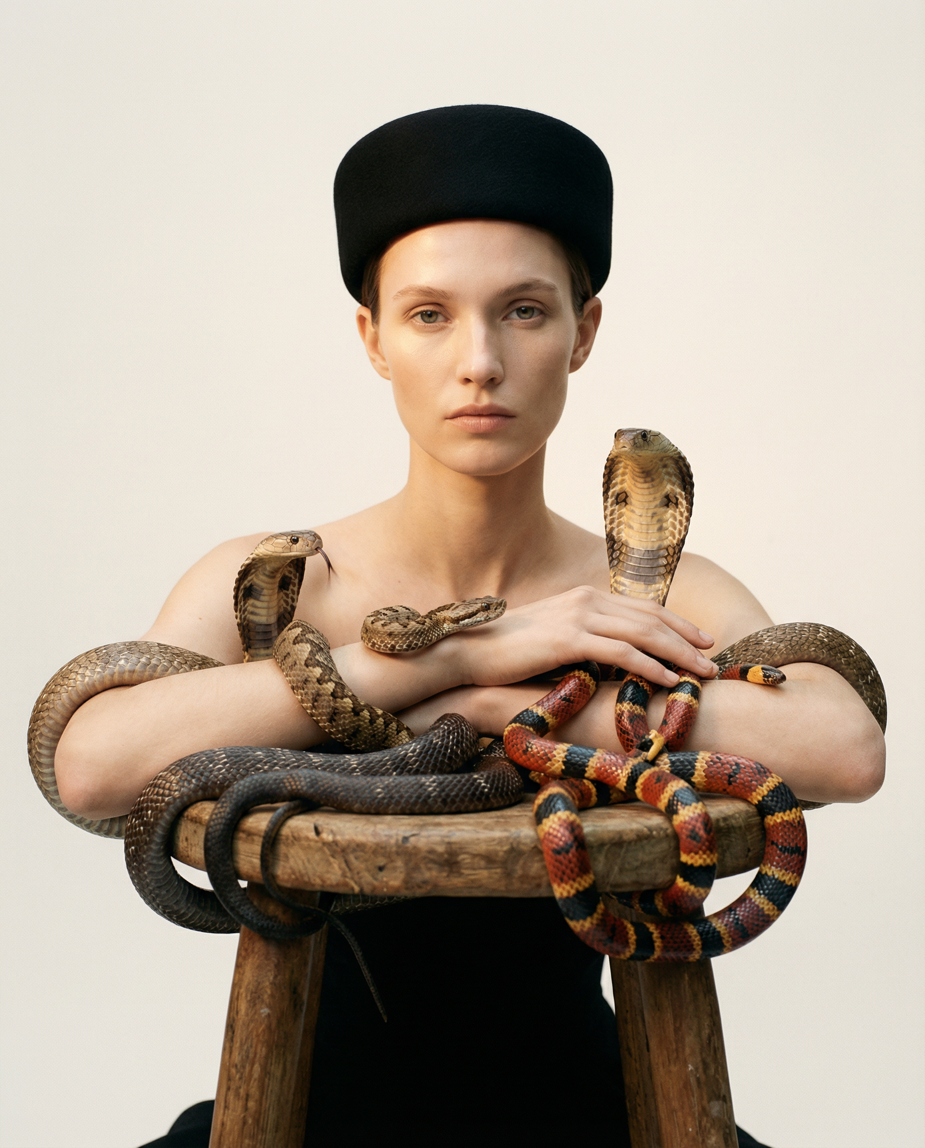 Pillbox Hat 100% Wool