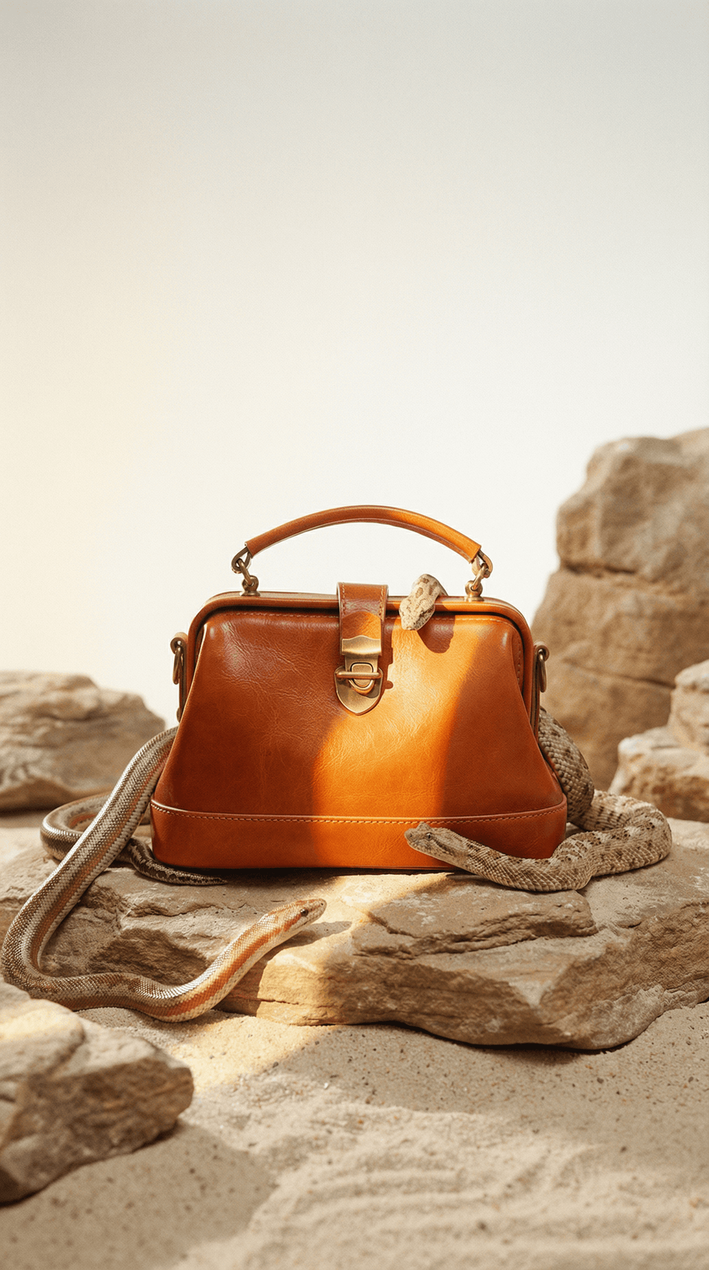 Vintage Doctors Bag – Burnt Orange