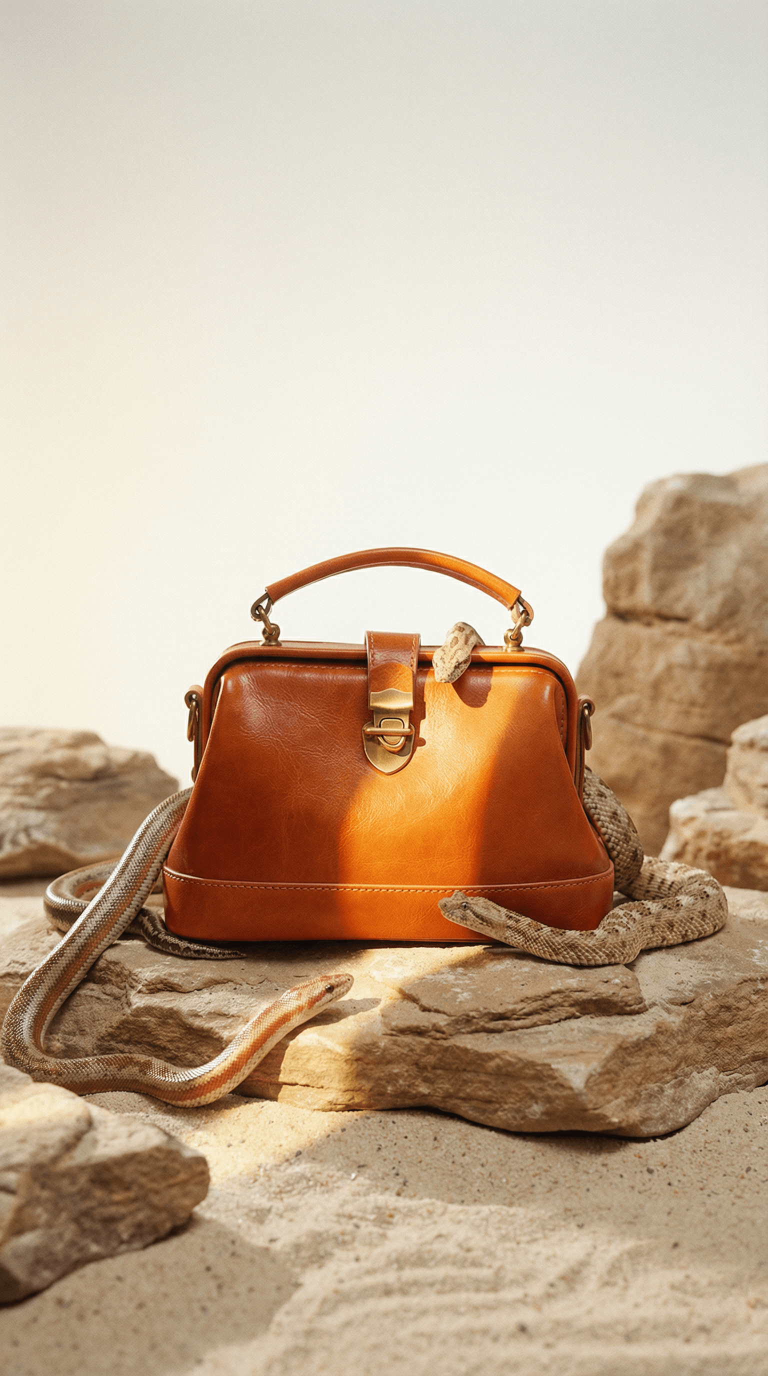 Vintage Doctors Bag – Burnt Orange