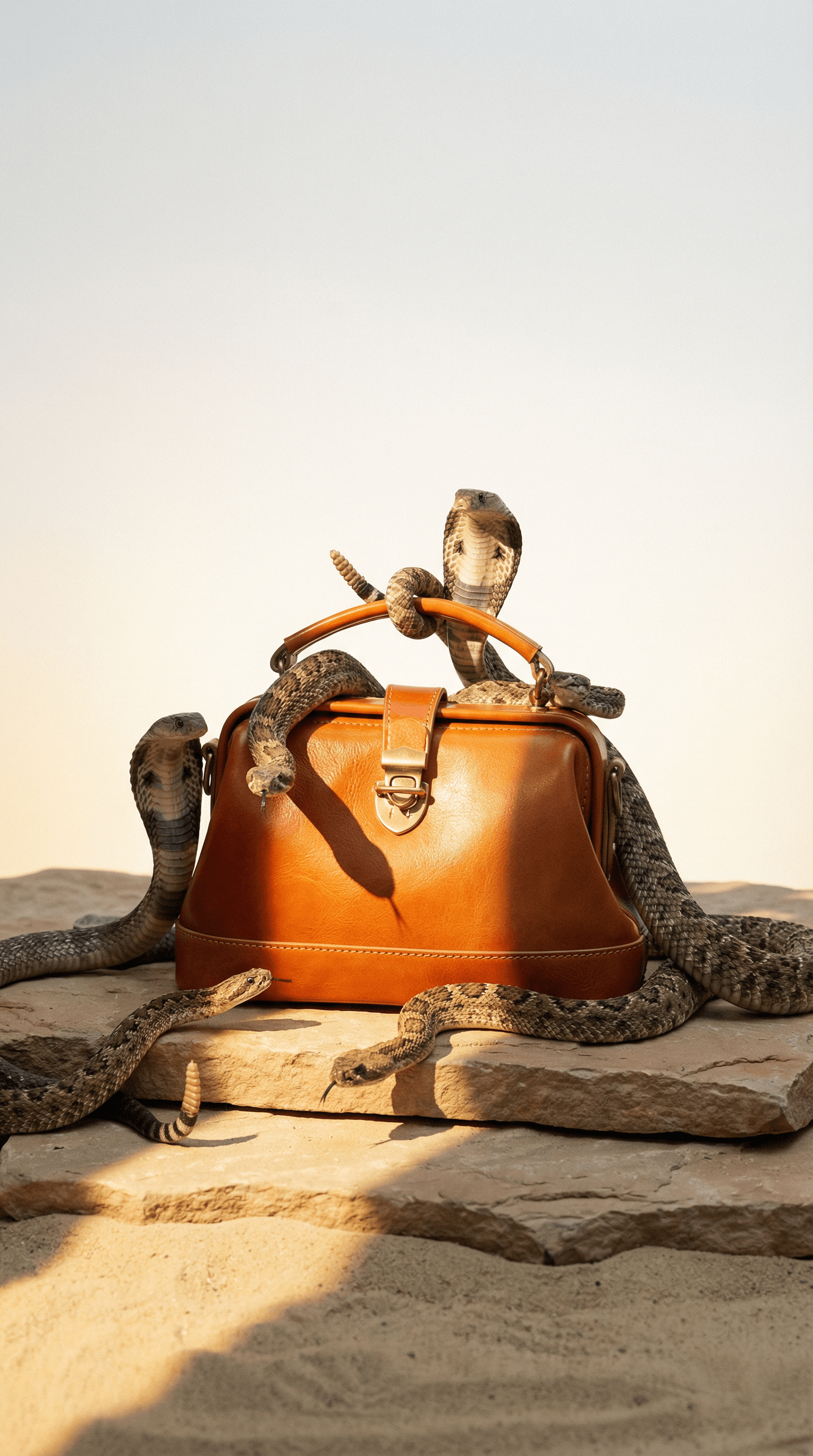 Vintage Doctors Bag – Burnt Orange