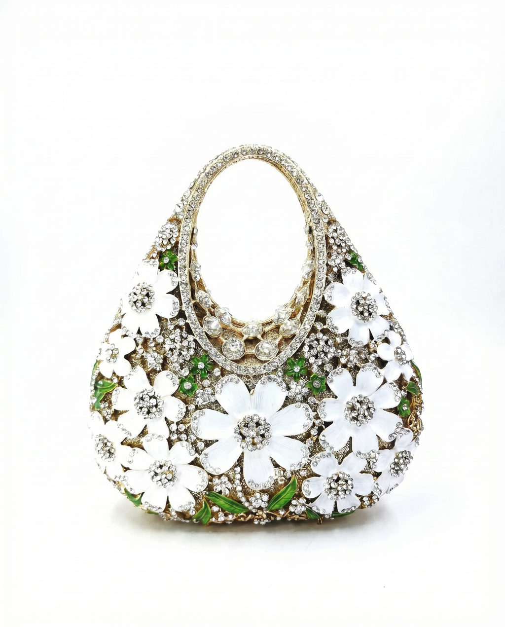 Crystal Floral Evening Handbag