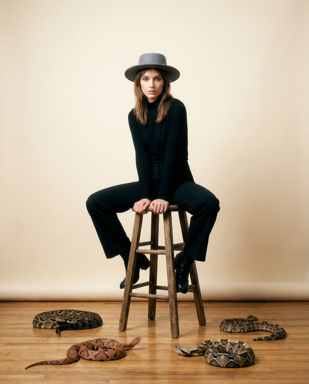 Pure Wool Boater Hat