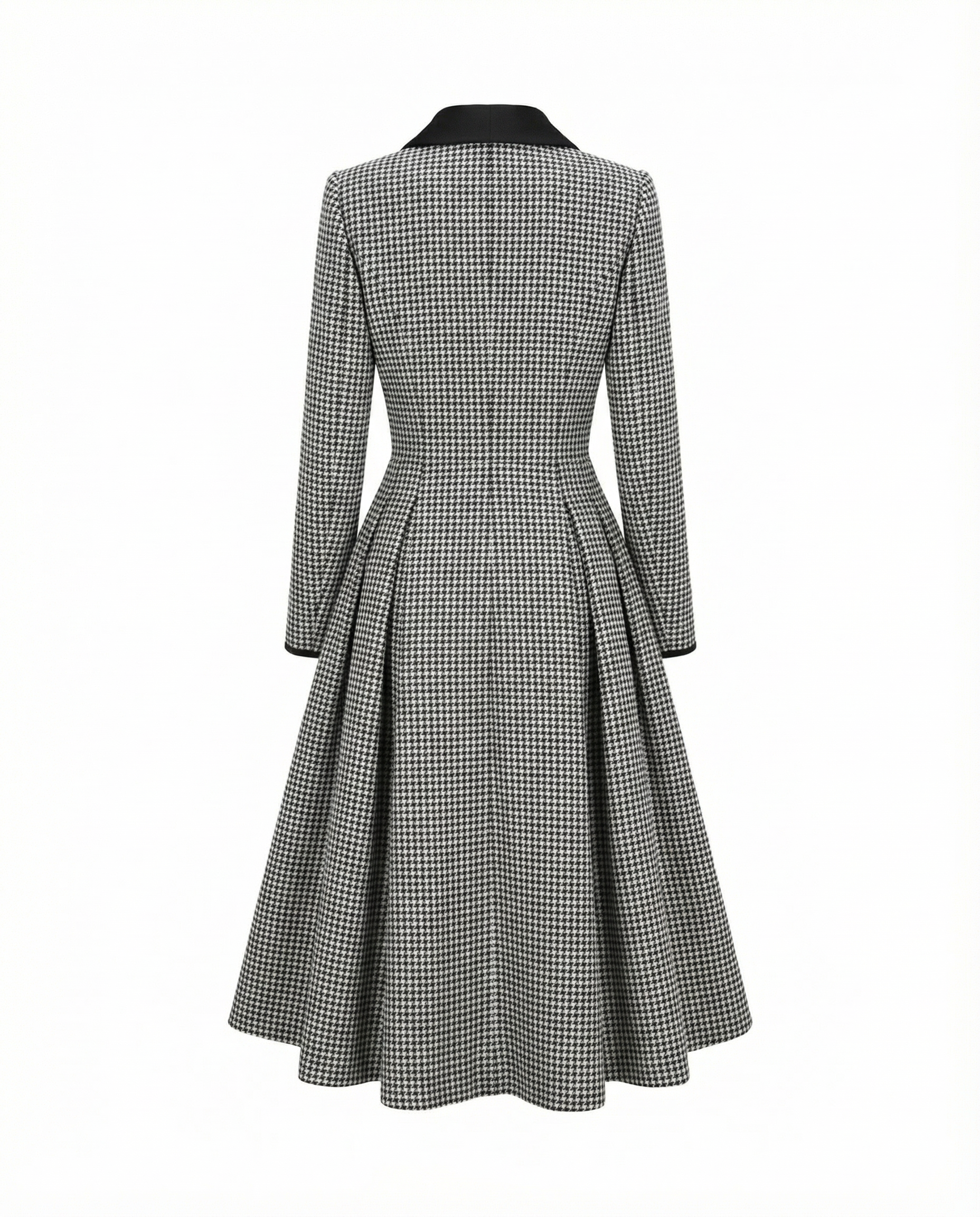 Houndtooth Coat Dress