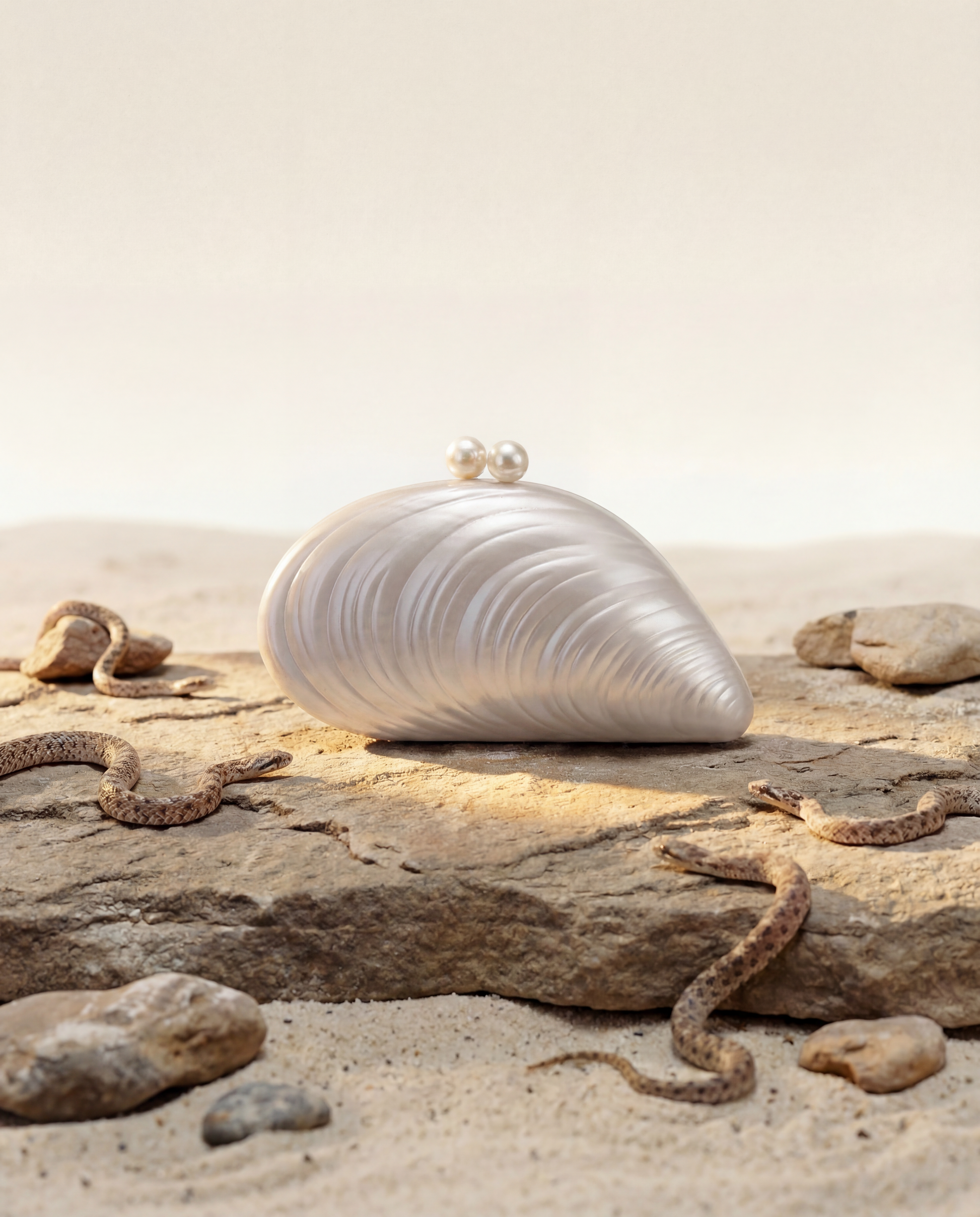 Mussel Shell Clutch