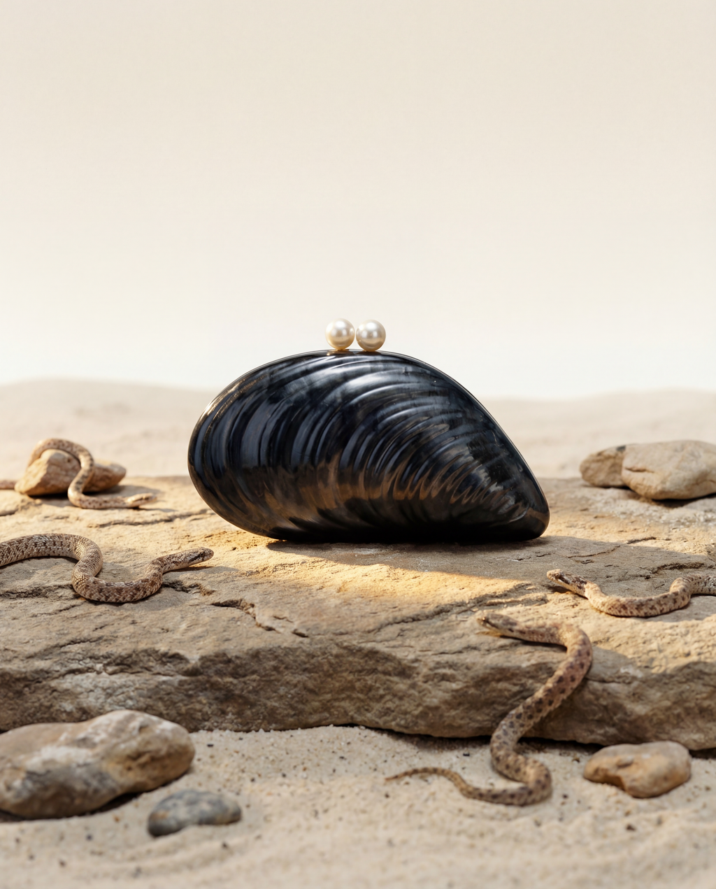 Mussel Shell Clutch
