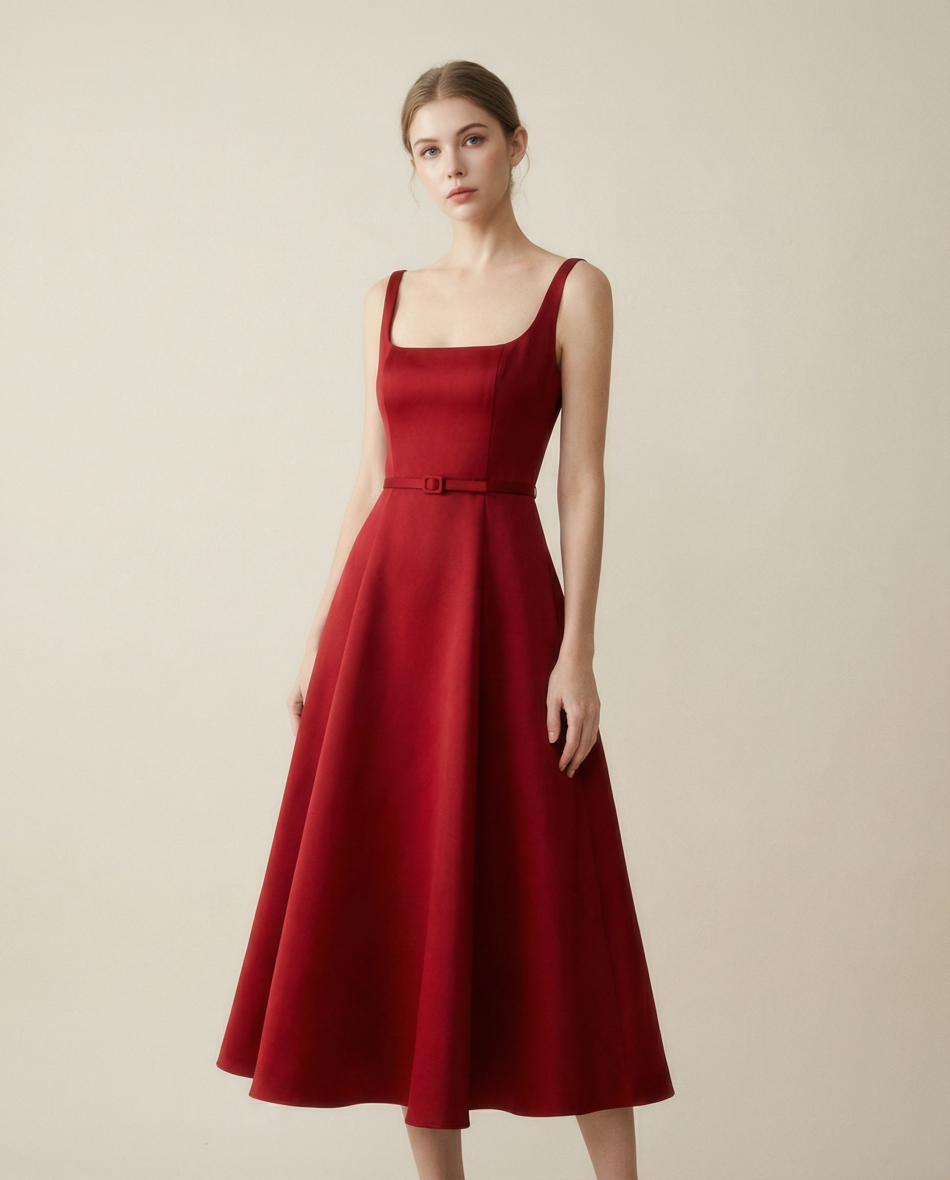 Sleeveless Dress With Bows