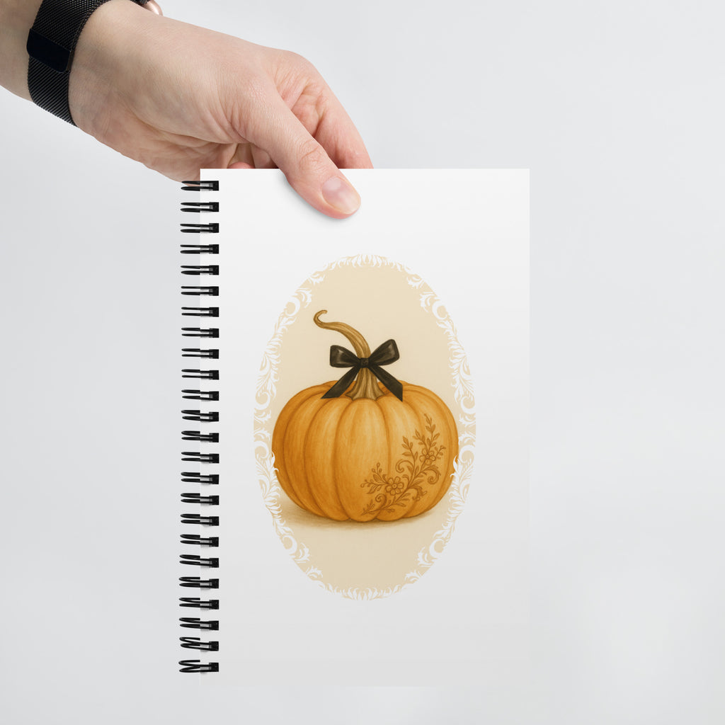 Pumpkin Spice Spiral notebook