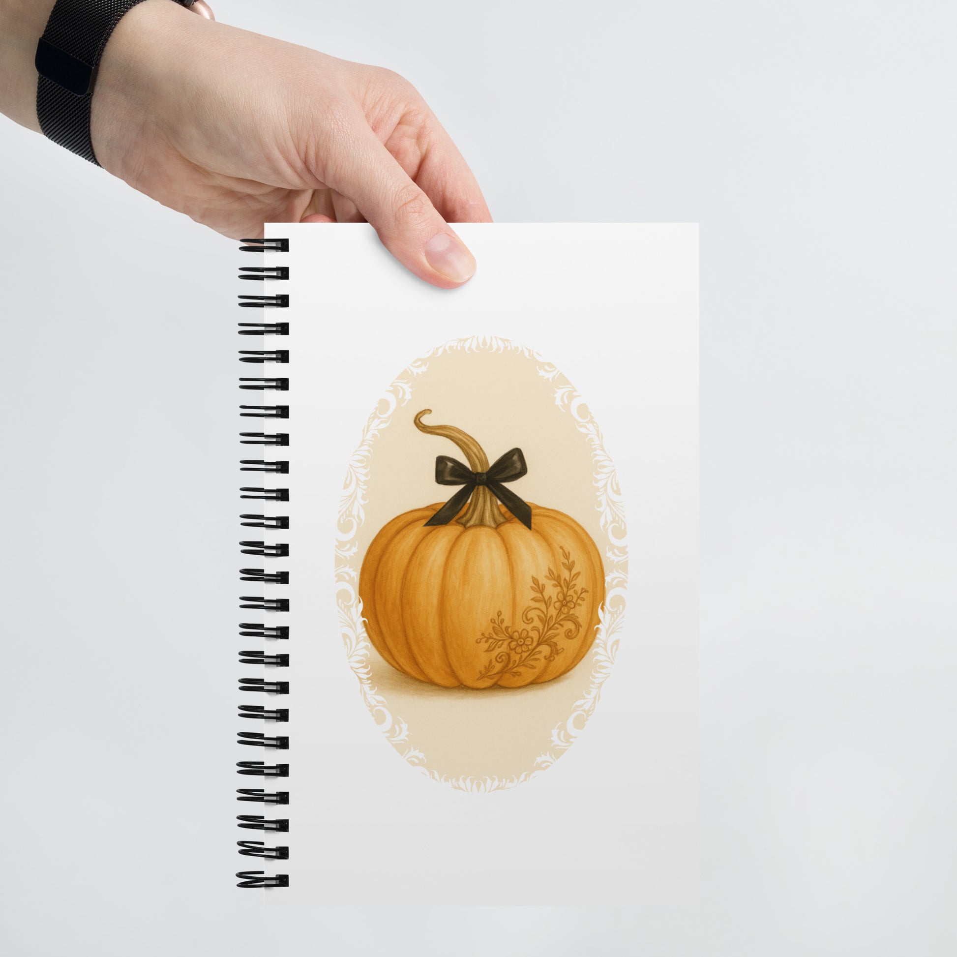 Pumpkin Spice Spiral notebook
