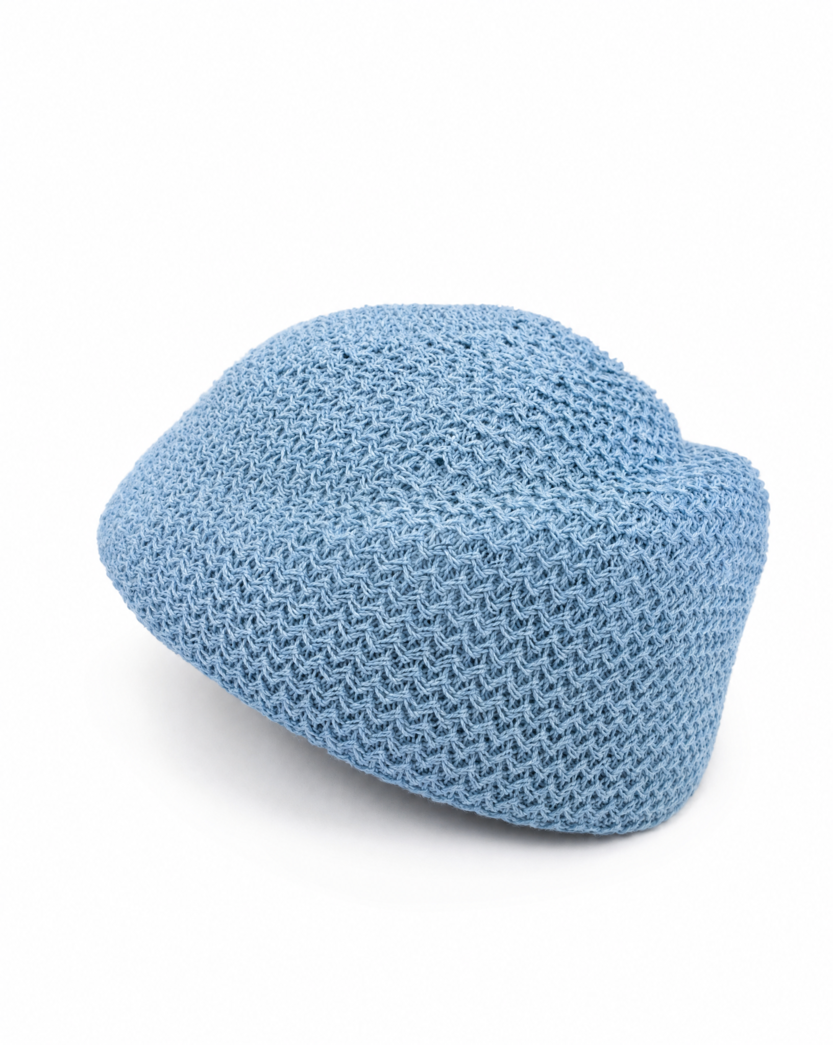 The Kensington Crochet Pillbox in Powder Blue