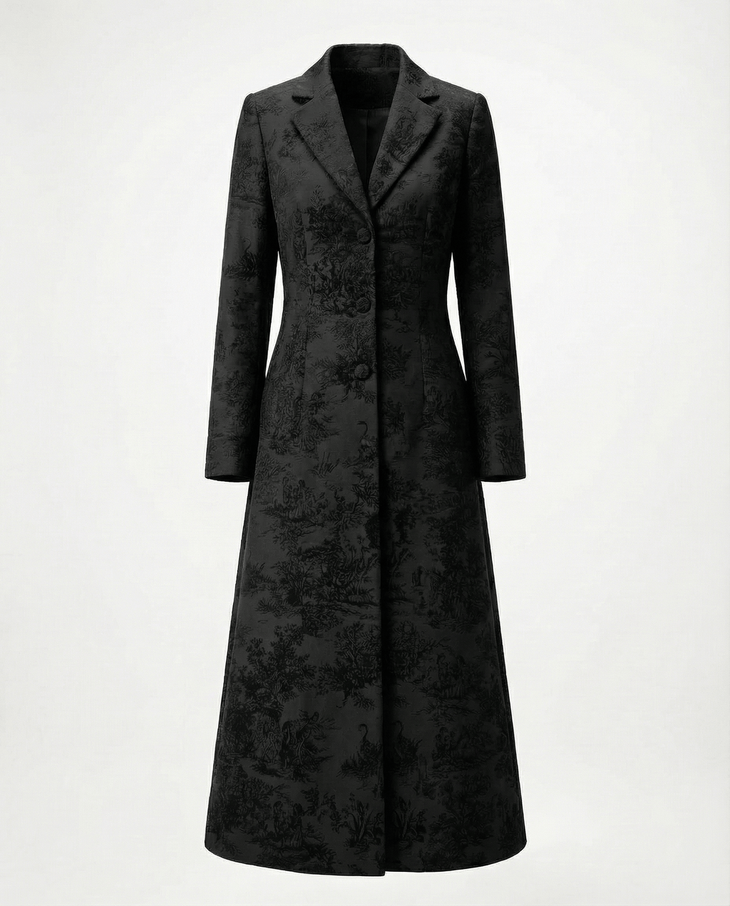 Tailored Coat Dress - Silk Jacquard