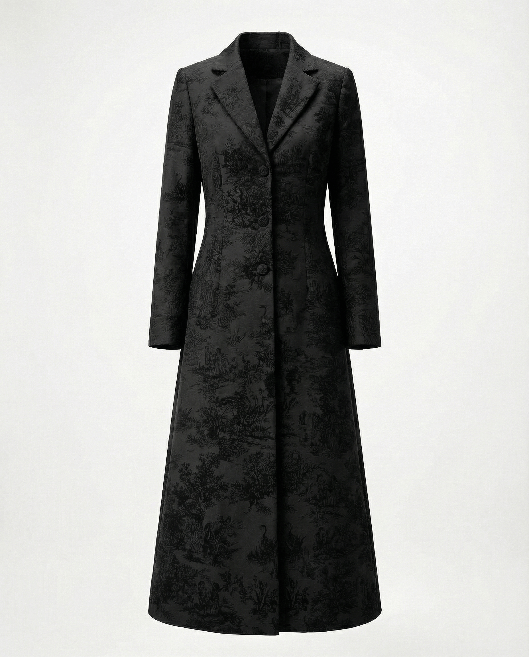 Tailored Coat Dress - Silk Jacquard