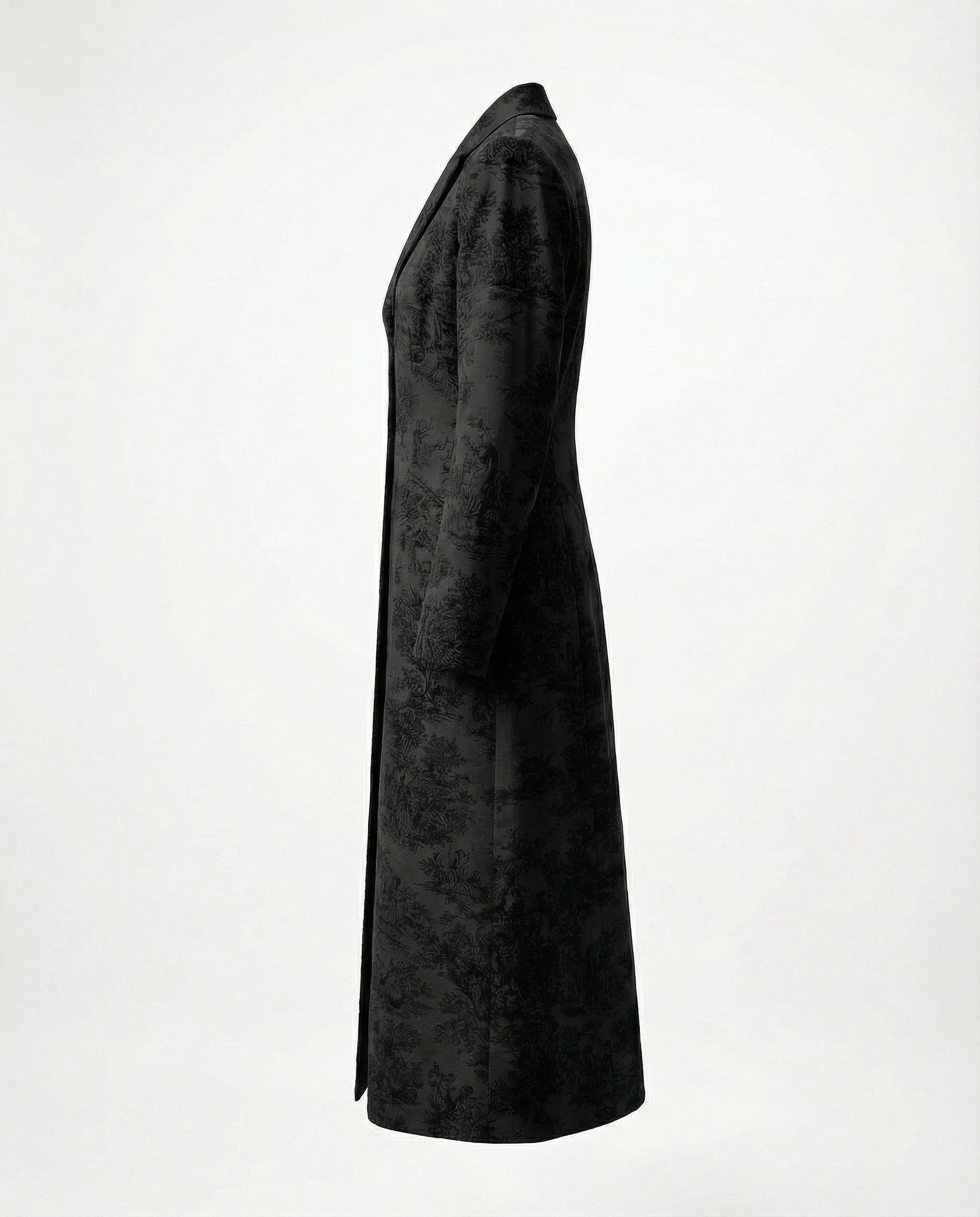 Tailored Coat Dress - Silk Jacquard