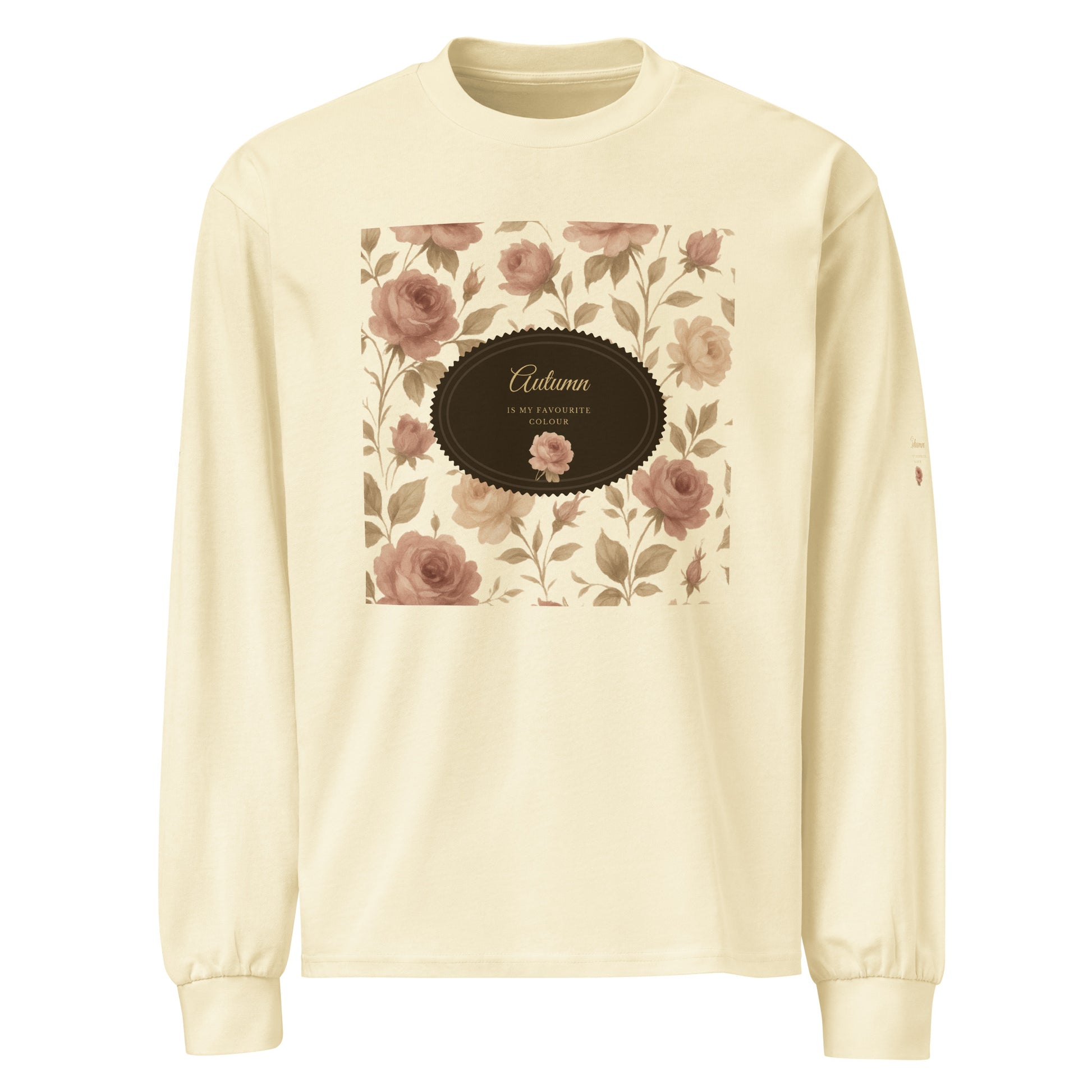 Autumn is my Favourite Colour Premium Heavyweight Long Sleeve Shirt in Four Colours