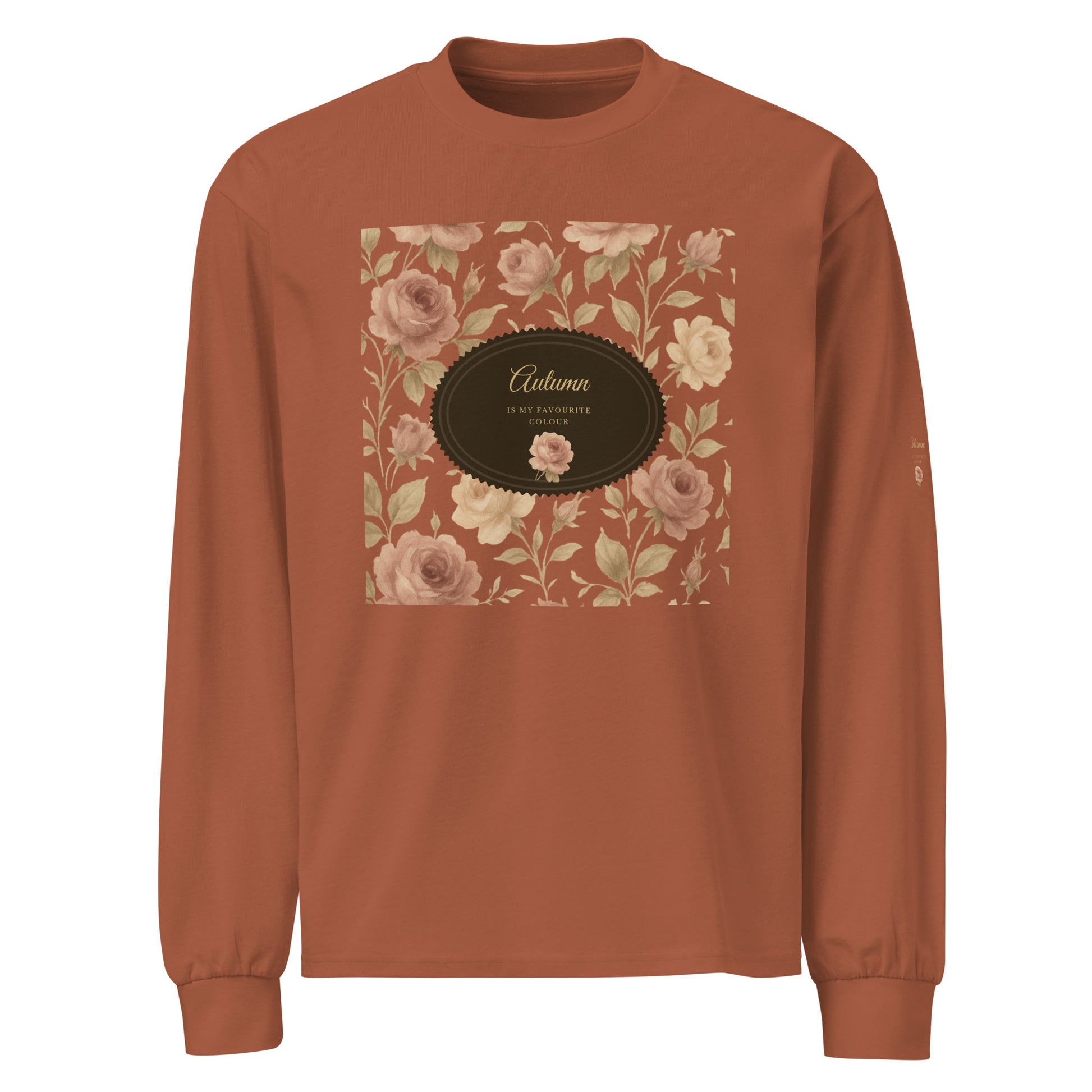 Autumn is my Favourite Colour Premium Heavyweight Long Sleeve Shirt in Four Colours