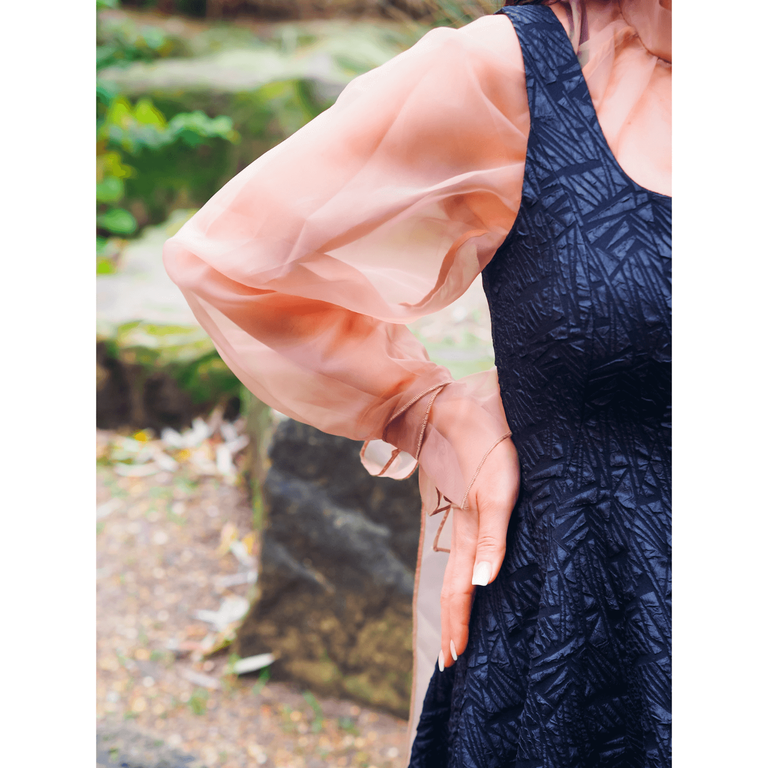 Ruffle open sales back skater dress