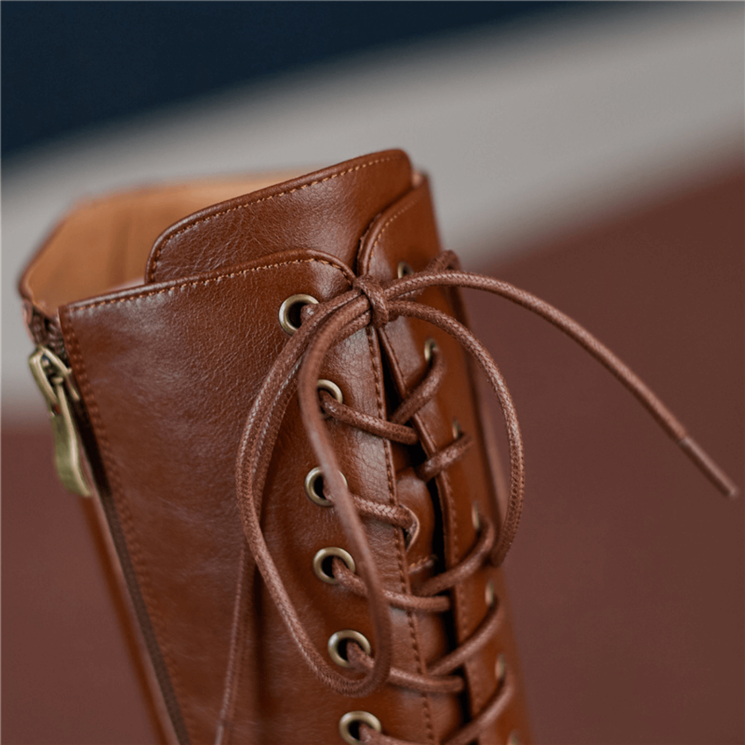 Knee high lace up heels deals