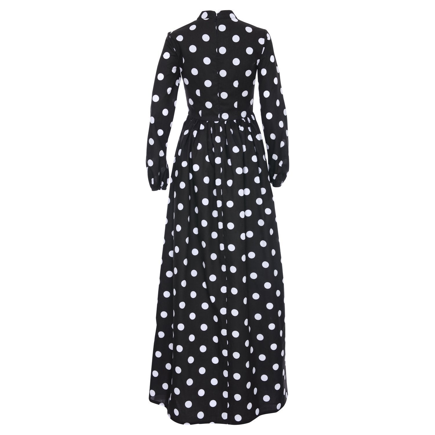 Monique Black Polka Dot Maxi - Dress Only
